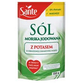 Sól - Sante Sól morska o obniżonej zawartości sodu 350 g - miniaturka - grafika 1