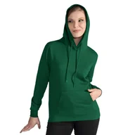 Bluzy sportowe damskie - Damska Gładka Bluza Sportowa Przez Głowę Kaptur - miniaturka - grafika 1