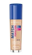 Podkłady do twarzy - Rimmel Match Perfection Podkład do twarzy 200 Soft Beige 30ml 1234584556 - miniaturka - grafika 1