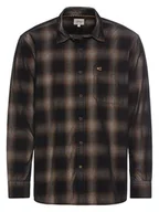 Koszule męskie - Camel Active Koszula w kolorze czarno-brązowym - miniaturka - grafika 1