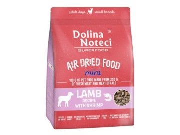 Dolina Noteci Superfood Mini Danie Z JagnięCiny Z Krewetkami Karma Suszona Dla Psa 1Kg