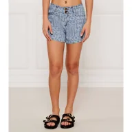 Spodnie i spodenki dla dziewczynek - Pinko UP Jeansowe szorty | Regular Fit - miniaturka - grafika 1