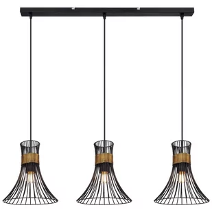 Globo Lighting 54814-3H - Żyrandol na lince PURRA 3xE27/60W/230V - Lampy sufitowe - miniaturka - grafika 1
