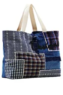 Torebki damskie - Desigual Women's BOLS_Shopper India, Blue, niebieski - miniaturka - grafika 1