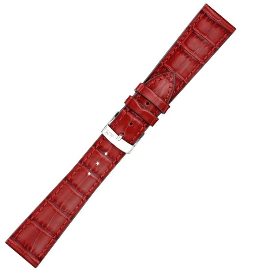 Skórzany pasek do zegarka 18/14 mm Morellato A01X6167C54083CR18 czerwony