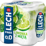 Piwo - Lech - Free Piwo beazalkoholowe limonka z miętą 0% - miniaturka - grafika 1