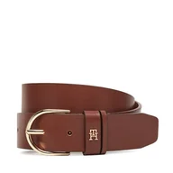 Paski - Pasek Damski Tommy Hilfiger Essential Effortless 3.5 AW0AW17757 Brązowy - miniaturka - grafika 1