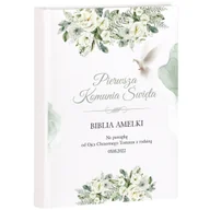 Pamiątka Pierwszej Komunii Świętej - Biblia dla dzieci na Komunię - Pamiątka I Komunii Św. - Twój nadruk na oprawie - miniaturka - grafika 1