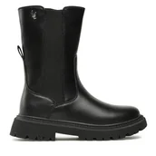 Buty dla dziewczynek - Kozaki Liu Jo Kendy 621 4F3311 EX014 S Czarny - miniaturka - grafika 1