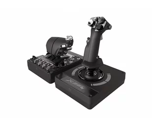 Logitech X56 h.o.t.a.s.  Joystick regulator gazu i  Przewodowa, 945  000059 945-000059 - Kontrolery gier na PC - miniaturka - grafika 1