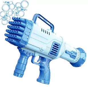Pistolet Na Bańki Mydlane Bazooka Bubble Automat Do Baniek Xxl 32 Otwory - Bańki mydlane - miniaturka - grafika 1