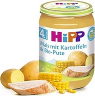 Dania dla dzieci - HiPP, Bio, kukurydza z ziemniakami indyk, 190 g - miniaturka - grafika 1