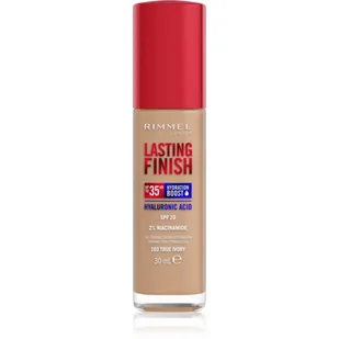 Rimmel Lasting Finish 35H silnie nawilżający i długotrwale kryjący podkład do twarzy z filtrem SPF20 103 True Ivory 30ml - Podkłady do twarzy - miniaturka - grafika 1