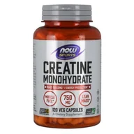 Witaminy i minerały - Now Foods Foods FOODS Creatine Monohydrate (Monohydrat kreatyny) 750mg 120 kaps. NW978 - miniaturka - grafika 1