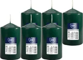 Świece - Świeca walec BISPOL Aura 30H 10CM SW60/100 BUTELKOWA ZIELEŃ 6szt. - miniaturka - grafika 1