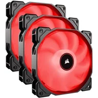 Chłodzenie procesora - Corsair Air Series AF120 LED Red Triple Pack | (CO-9050083-WW) - miniaturka - grafika 1