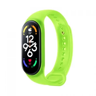Xiaomi Opaska / pasek Xiaomi Strap do Mi Smart Band 7, fluorescencyjny zielony - Akcesoria do smartwatchy - miniaturka - grafika 1