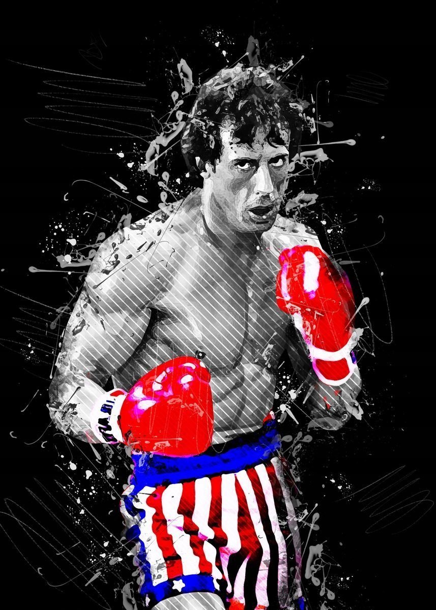 PUZZLE Rocky Balboa Sylvester Stallone + IMIĘ Pudełko 120 el.