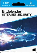 Gry PC Cyfrowe - Bitdefender Internet Security 3 urządzenia - 12 miesięcy - miniaturka - grafika 1