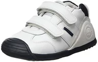 Sneakersy damskie - Biomecanics Sneakersy chłopięce 151157, biały - Biały i niebieski, super miękki. - 19 EU - miniaturka - grafika 1