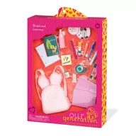 Domki dla lalek - Our Generation Akcesoria dla lalki Bright and Learning lalka idzie do szkoły - miniaturka - grafika 1