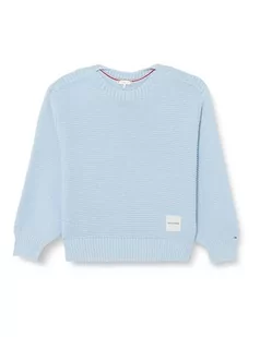 Tommy Hilfiger Damski sweter z naszywką z teksturą Łódka-NK, Breezy Blue, M - Swetry damskie - miniaturka - grafika 1
