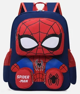 Plecak Dla Przedszkolaka Szkolny Dziecięcy Spiderman Pająk Superbohater - Plecaki szkolne i tornistry - miniaturka - grafika 1