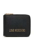 Portfele - LOVE MOSCHINO Mały Portfel Damski JC5639PP1NLD0000 Czarny - miniaturka - grafika 1