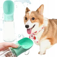 Shakery i bidony sportowe - BUTELKA TURYSTYCZNA DLA PSA PRZENOŚNA MISKA BIDON NA WODĘ POIDŁO 550ML - miniaturka - grafika 1