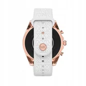 Akcesoria do zegarków - Pasek do zegarka Michael Kors MKT5153 biały - miniaturka - grafika 1