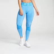 Spodnie sportowe damskie - Damskie legginsy z kolekcji Curve MP – jasnoniebieskie - L - miniaturka - grafika 1