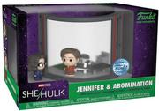 Figurki dla dzieci - Funko Mini Moments, figurka kolekcjonerska, Marvel She-Hulk, Jennifer & Abomination - miniaturka - grafika 1