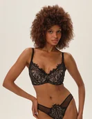 Biustonosze - Biustonosz usztywniany Oksana - czarny 65F - miniaturka - grafika 1