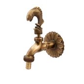 Zawory i kraniki - Zawór kątowy czerpalny 1/2" dekoracyjny RYBA VODA 5907732093018 - miniaturka - grafika 1