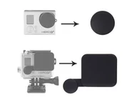 Akcesoria do kamer sportowych - Dekielek zaślepka GoPro Hero 3+ 4 BLACK SILVER - miniaturka - grafika 1