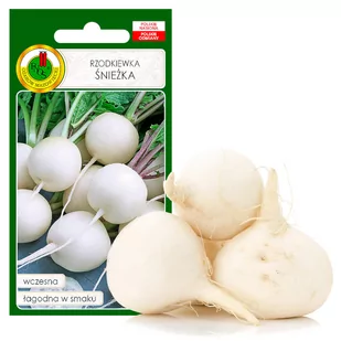 RZODKIEWKA ŚNIEŻKA WCZESNA 10g NASIONA BEZ GMO - Nasiona i cebule - miniaturka - grafika 1