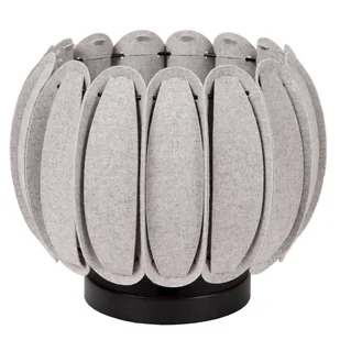 Lampa stołowa z filcu Spencer 34545/81/36 Lucide szara - Lampy stojące - miniaturka - grafika 1