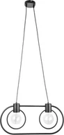 Lampy sufitowe - Koło Lampa wisząca Fredo 2 x 60 W E27 czarna Lampa wisząca Fredo 2 x 60 W E27 czarna (31521) - miniaturka - grafika 1