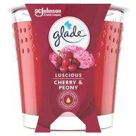 Świece - Świeca zapachowa Glade Luscious Cherry & Peony 129g - miniaturka - grafika 1