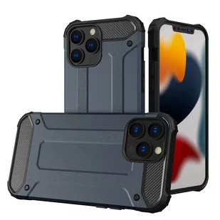 Hurtel Hybrid Armor etui iPhone 14 Pro pancerny hybrydowy pokrowiec niebieskie - Etui i futerały do telefonów - miniaturka - grafika 1