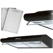 Okapy kuchenne - Berdsen 10A 60 Czarny - miniaturka - grafika 1