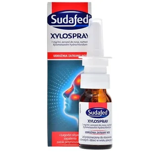 Sudafed XyloSpray 1mg/ml aerozol do nosa 10ml - Przeziębienie i grypa - miniaturka - grafika 1