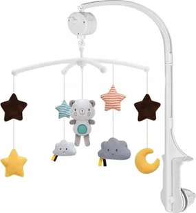 KARUZELA Z PLUSZAKAMI BIAŁA TOY-10 - Karuzele dla niemowląt - miniaturka - grafika 1
