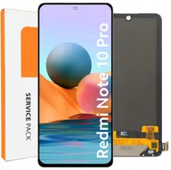 Części serwisowe do telefonów - ORYGINAŁ SERVICE PACK WYŚWIETLACZ LCD DO XIAOMI REDMI NOTE 10 PRO M2101K6G - miniaturka - grafika 1