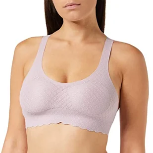 Sloggi Damski biustonosz Zero Feel Lace Top, Lilac Orchidea, M - Koszulki i topy damskie - miniaturka - grafika 1