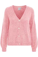 Kurtki damskie - ICHI IHKAMARA CA3 damska kurtka z dzianiny, 142305/Pink Nectar, L - miniaturka - grafika 1