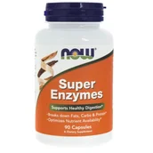 Suplementy naturalne - Now Foods Super Enzymes 90 kapsułek NOW2963C - miniaturka - grafika 1
