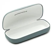 Akcesoria do okularów - Twarde etui Futerał na okulary PolarZone kolor morski - miniaturka - grafika 1