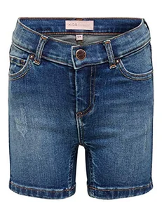 ONLY Szorty jeansowe KONBlush, niebieski (medium blue denim), 146 cm - Spodenki damskie - miniaturka - grafika 1