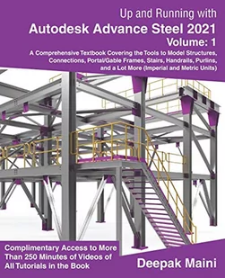 Up and Running with Autodesk Advance Steel 2021 - Pozostałe książki - miniaturka - grafika 1